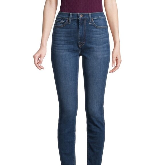 7 For All Mankind High Wasit Skinny Jeans (New) - Picture 3 of 3